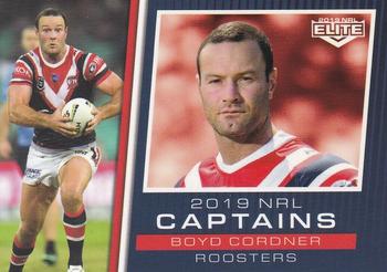 2019 NRL Elite - 2018 Captains #CC14 Boyd Cordner Front
